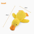 Dog Hug Duck Plush Toy — Squeaky Interactive Comfort Doll for Pets