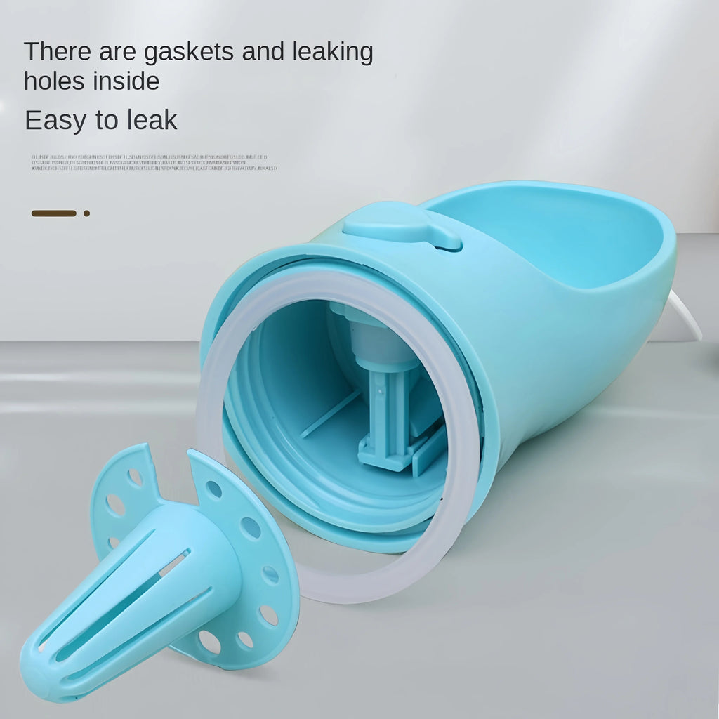 Portable Pet Water Bottle — 350ml Leak-Proof Travel Dispenser