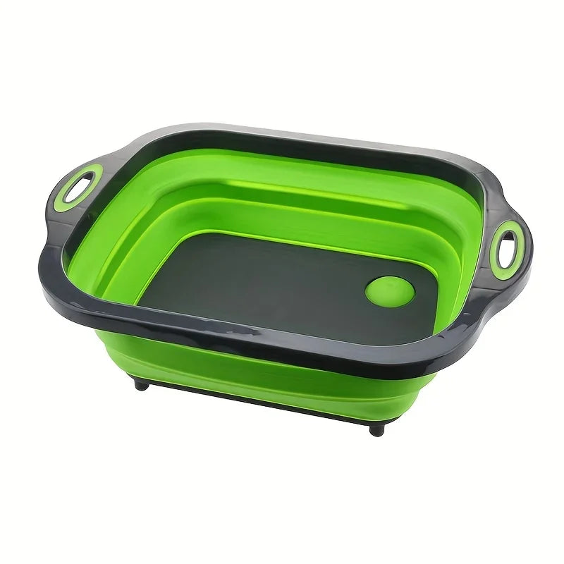 Portable Collapsible Camp Basin — Foldable Washing Sink for Outdoor Use