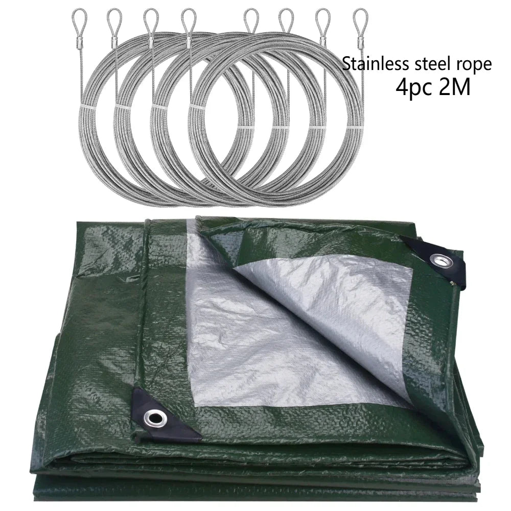Heavy-Duty Waterproof Tarpaulin — Reinforced Multipurpose Outdoor Cover