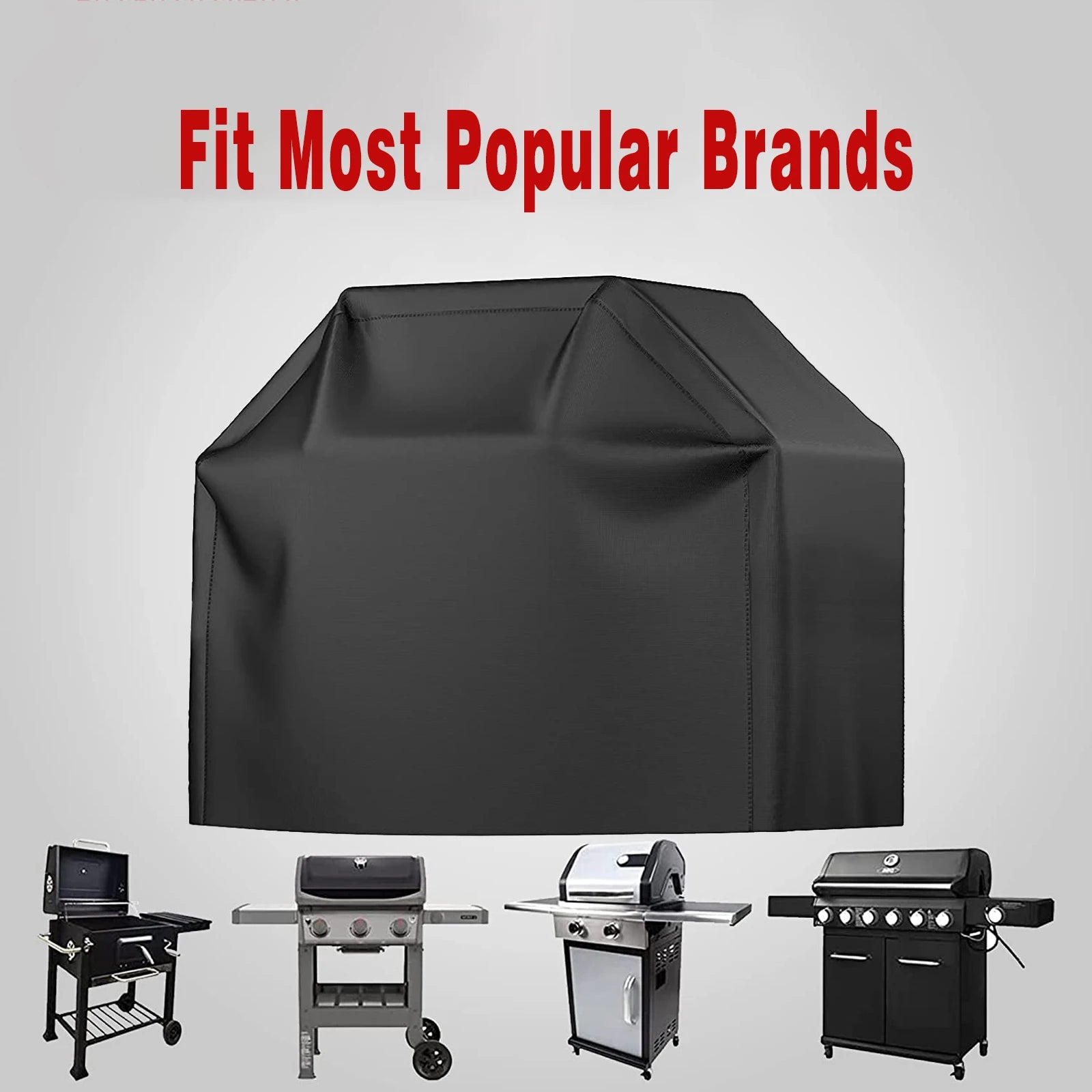 Heavy-Duty Waterproof BBQ Grill Cover — Heat & Stain Resistant