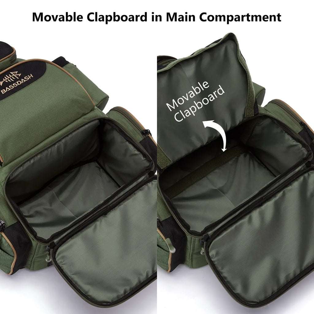 Fishing Tackle Backpack — Lightweight Tactical Storage Bag