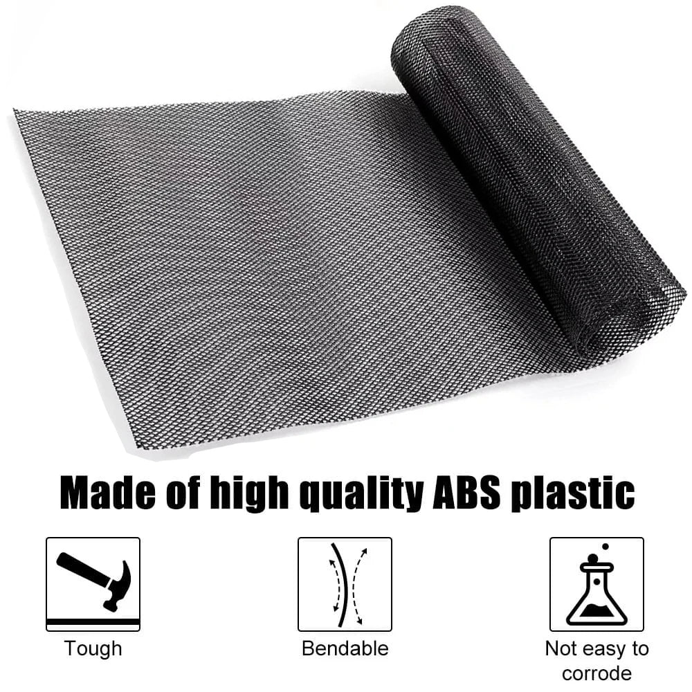 Aluminum Alloy Car Grille Insert Mesh — 120×40cm Bumper Rhombic Net