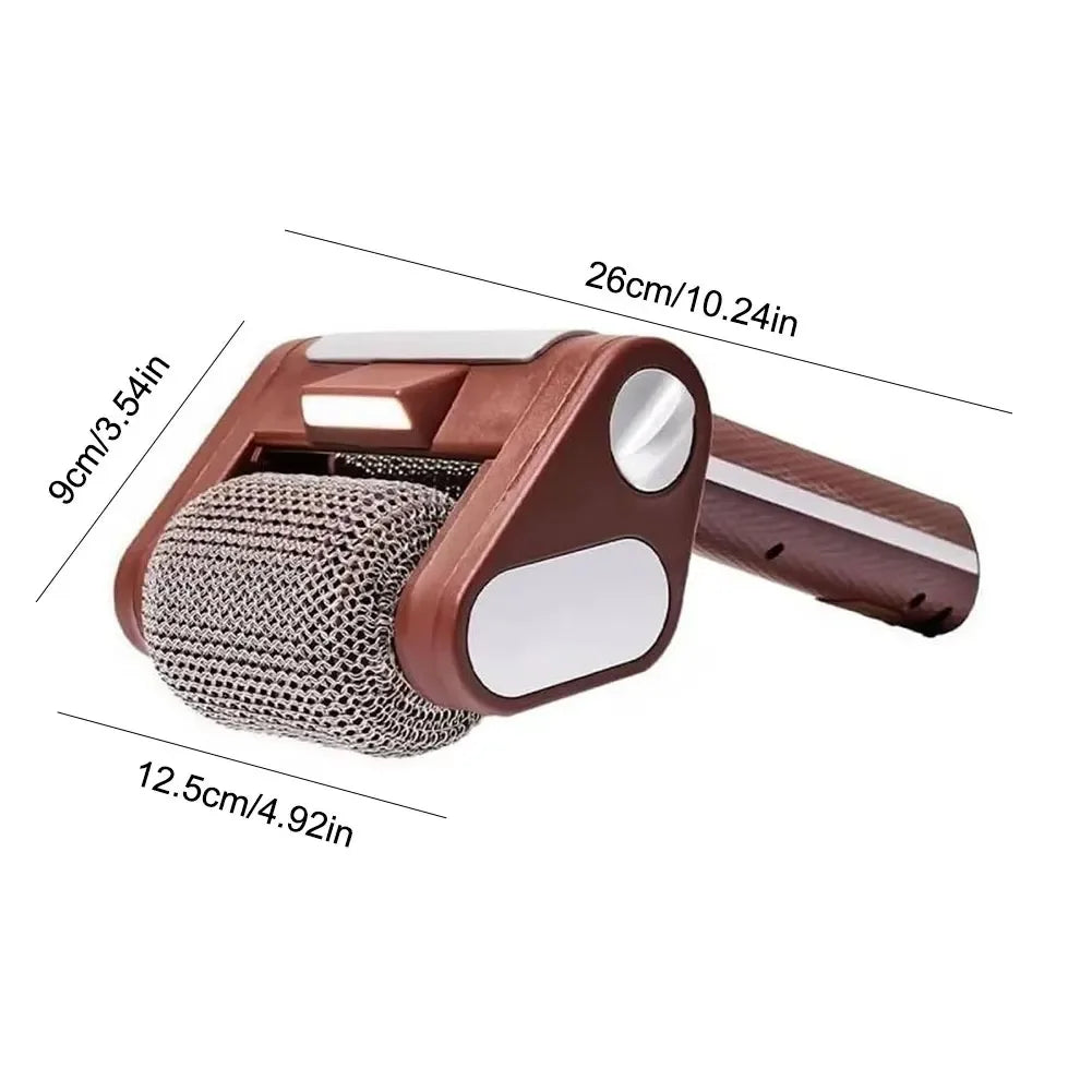Electric Rotary Grill Brush — Rechargeable Stainless Steel BBQ Cleaner