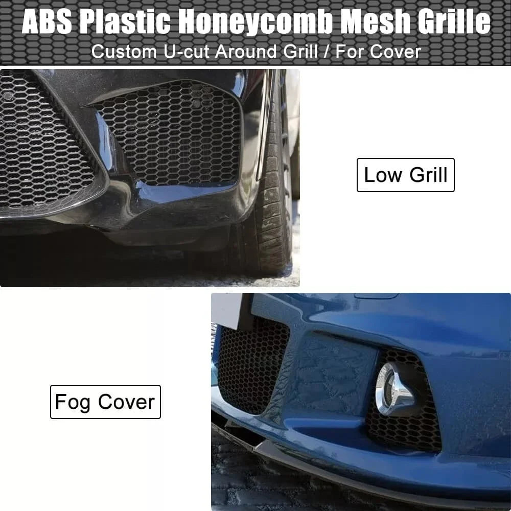 Aluminum Alloy Car Grille Insert Mesh — 120×40cm Bumper Rhombic Net