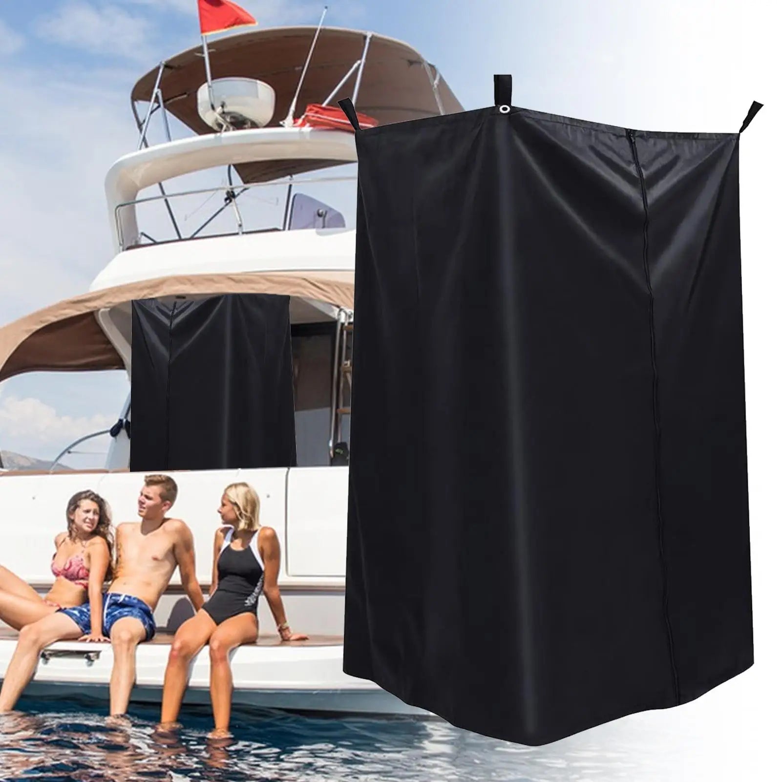 Pop-Up Privacy Shower Tent — Portable Waterproof Outdoor Changing Room
