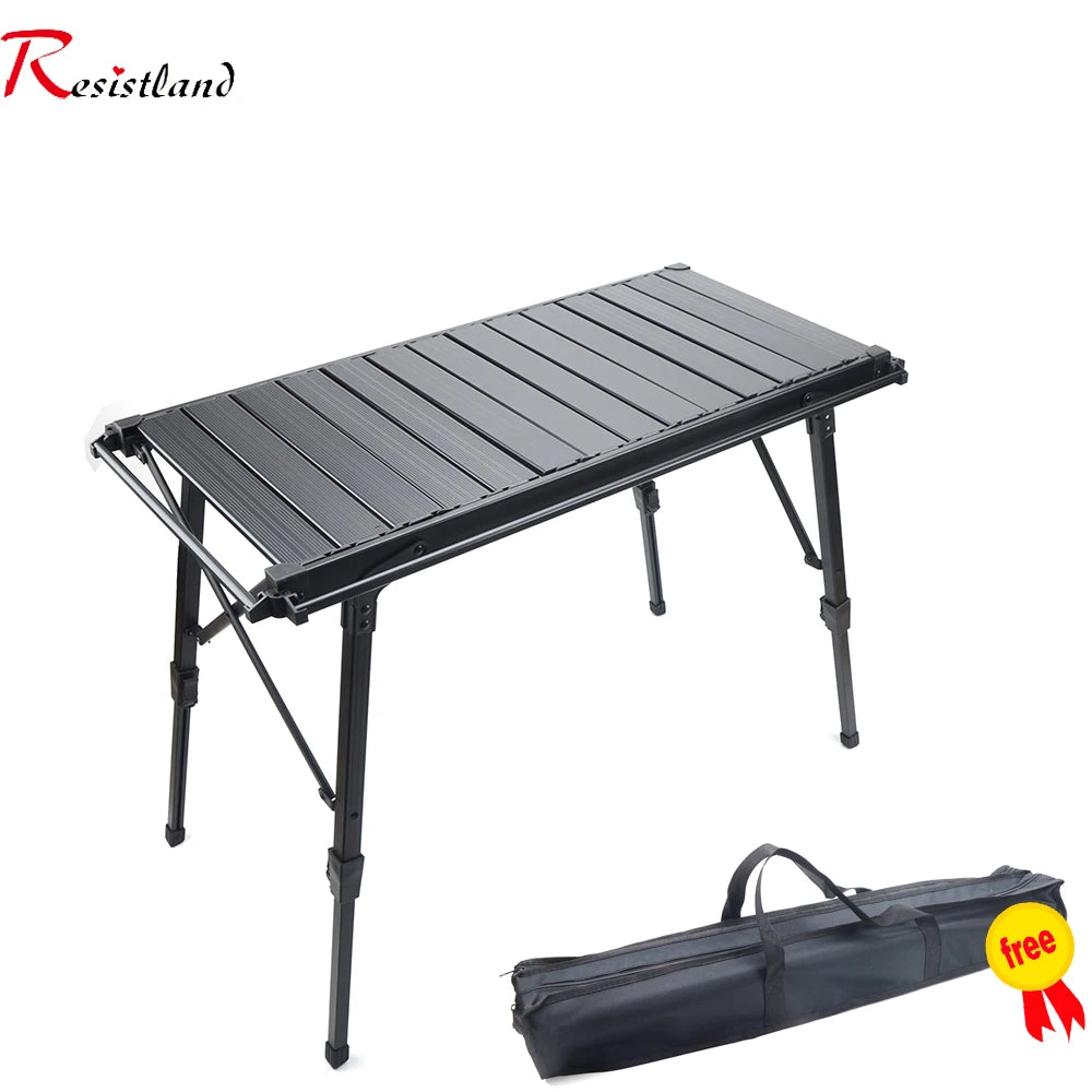 Portable Folding Camp Kitchen Table — IGT Gas Stove Compatible