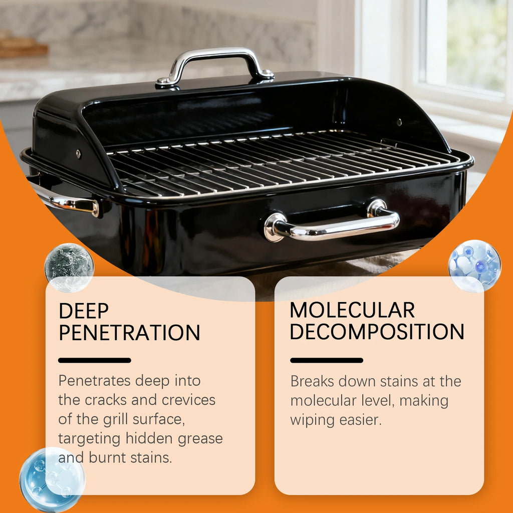 BBQ Grill Cleaner Spray — Heavy-Duty Degreaser for Grills & Ovens