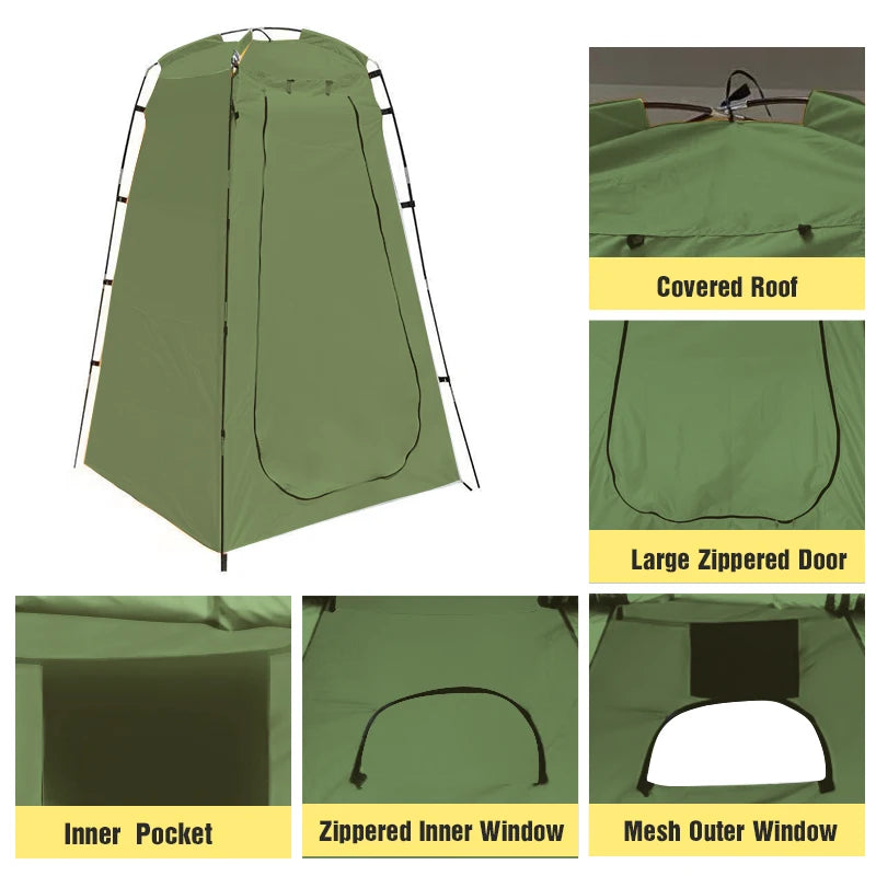 Waterproof Portable Privacy Shelter — Camping Shower & Changing Tent