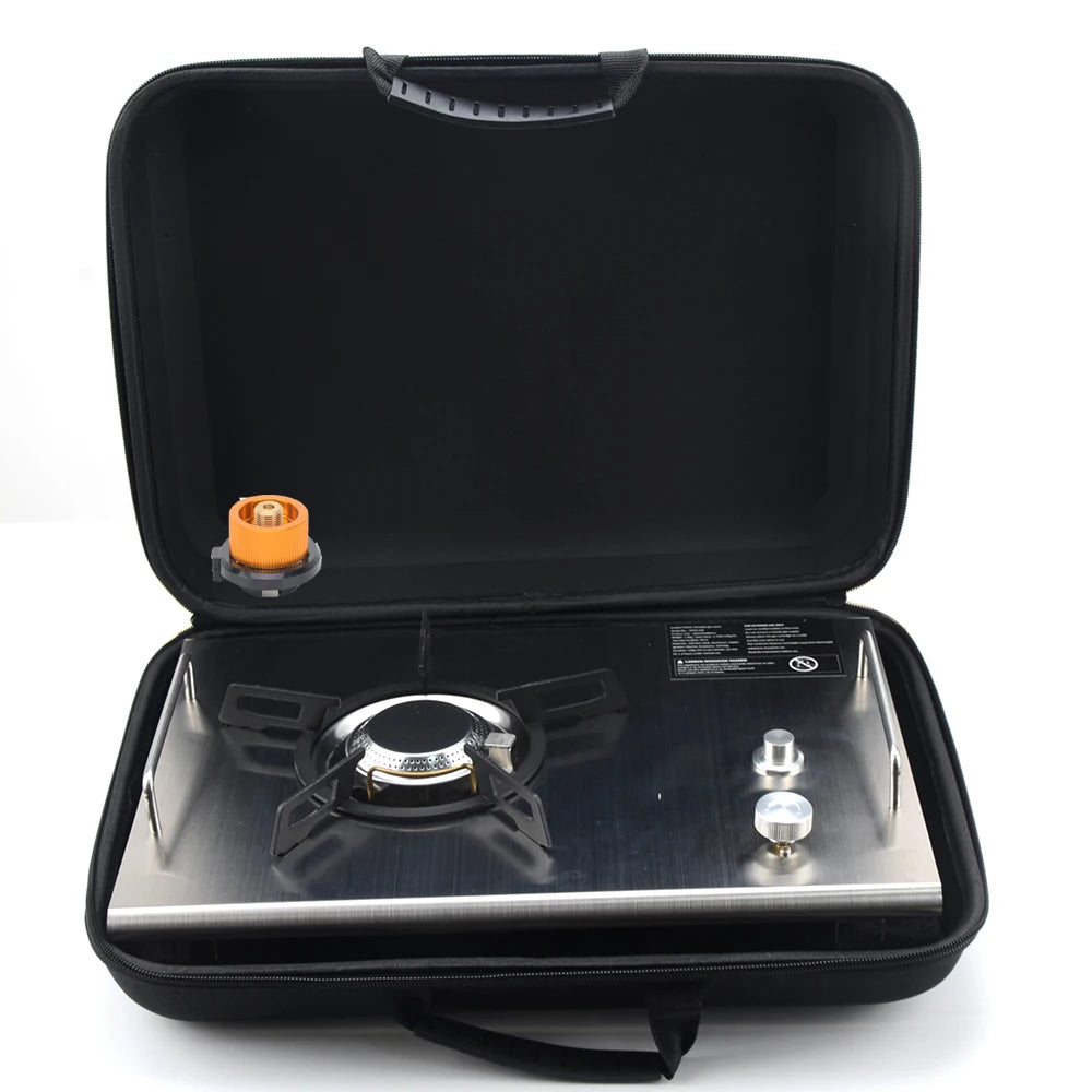 Portable Folding Camp Kitchen Table — IGT Gas Stove Compatible
