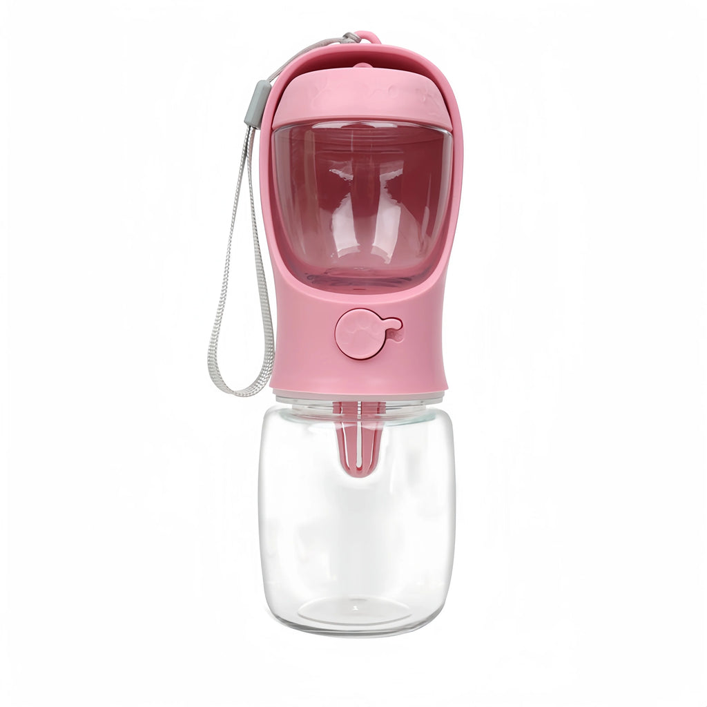 Portable Pet Water Bottle — 350ml Leak-Proof Travel Dispenser