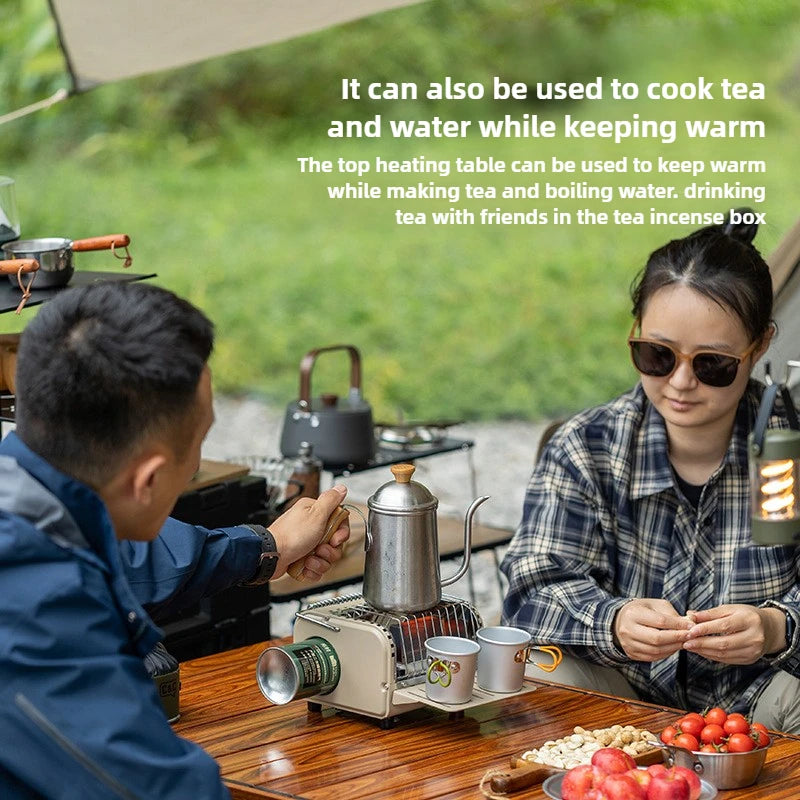 Portable Mini Camping Heater — Gas-Powered Outdoor Winter Warmer