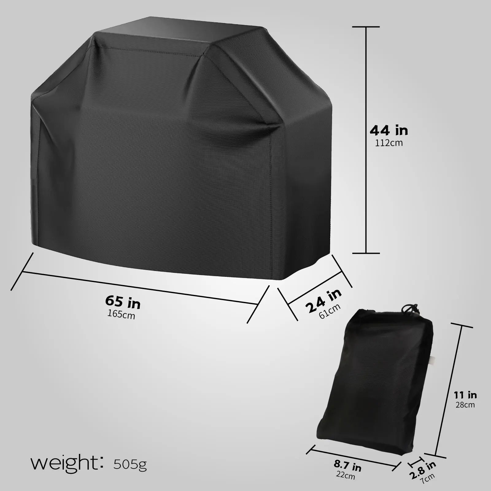Heavy-Duty Waterproof BBQ Grill Cover — Heat & Stain Resistant