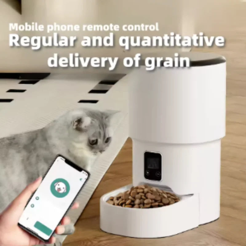 4L Smart Auto Pet Feeder — WiFi App Controlled