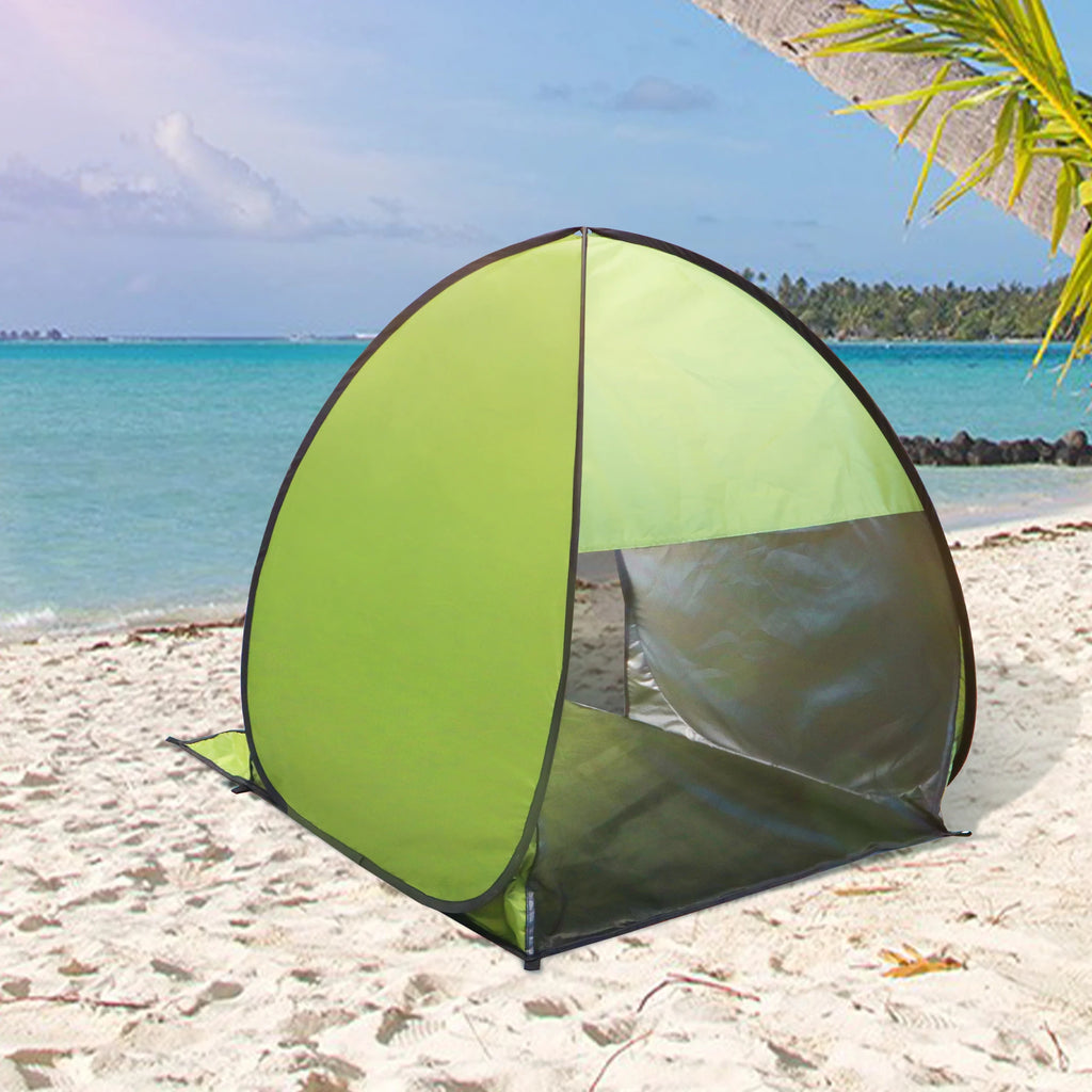Pop-Up Beach Tent — UV-Resistant Waterproof Sun Shade Shelter
