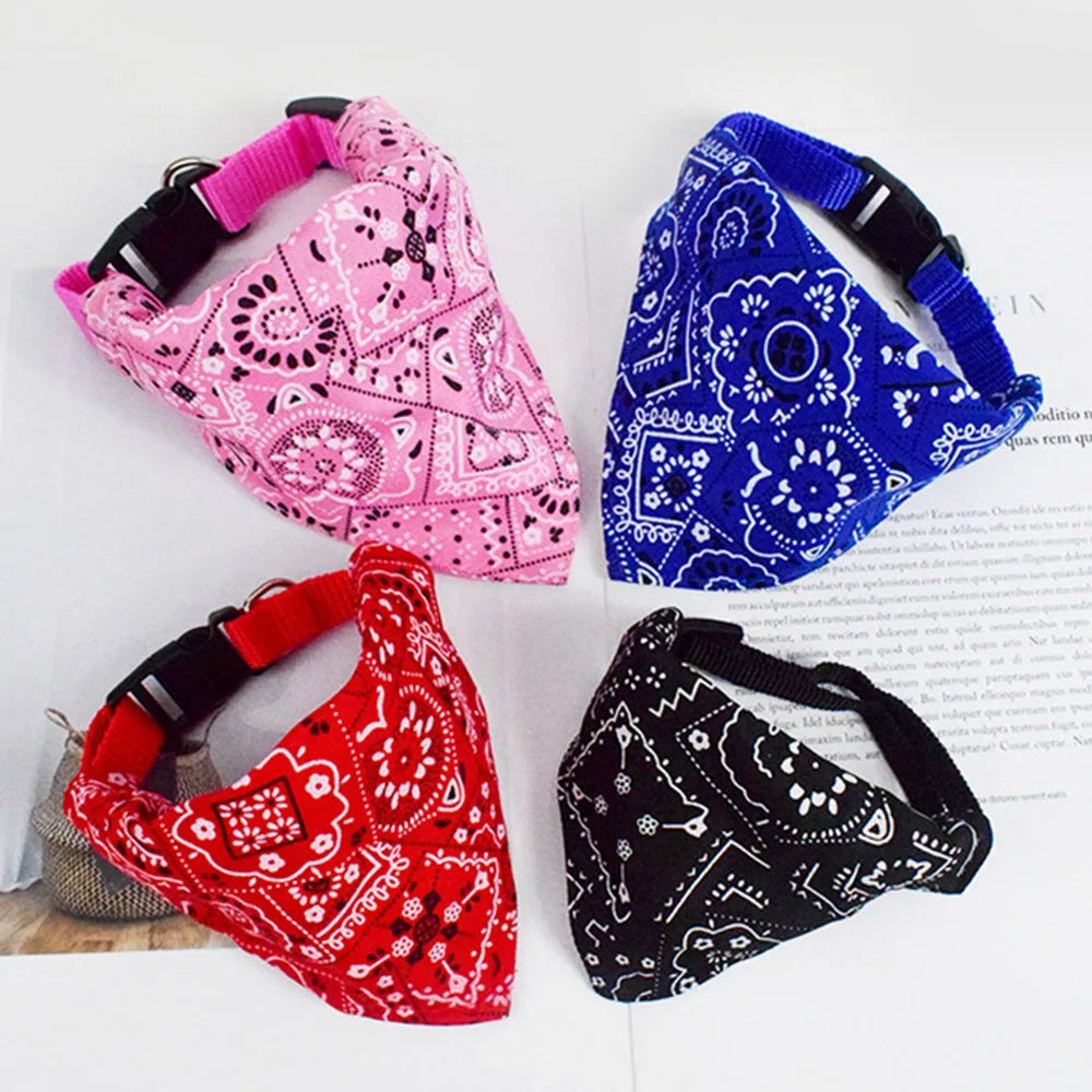 Aesthetic Pet Bandana Collar — 20+ Colors, All Sizes