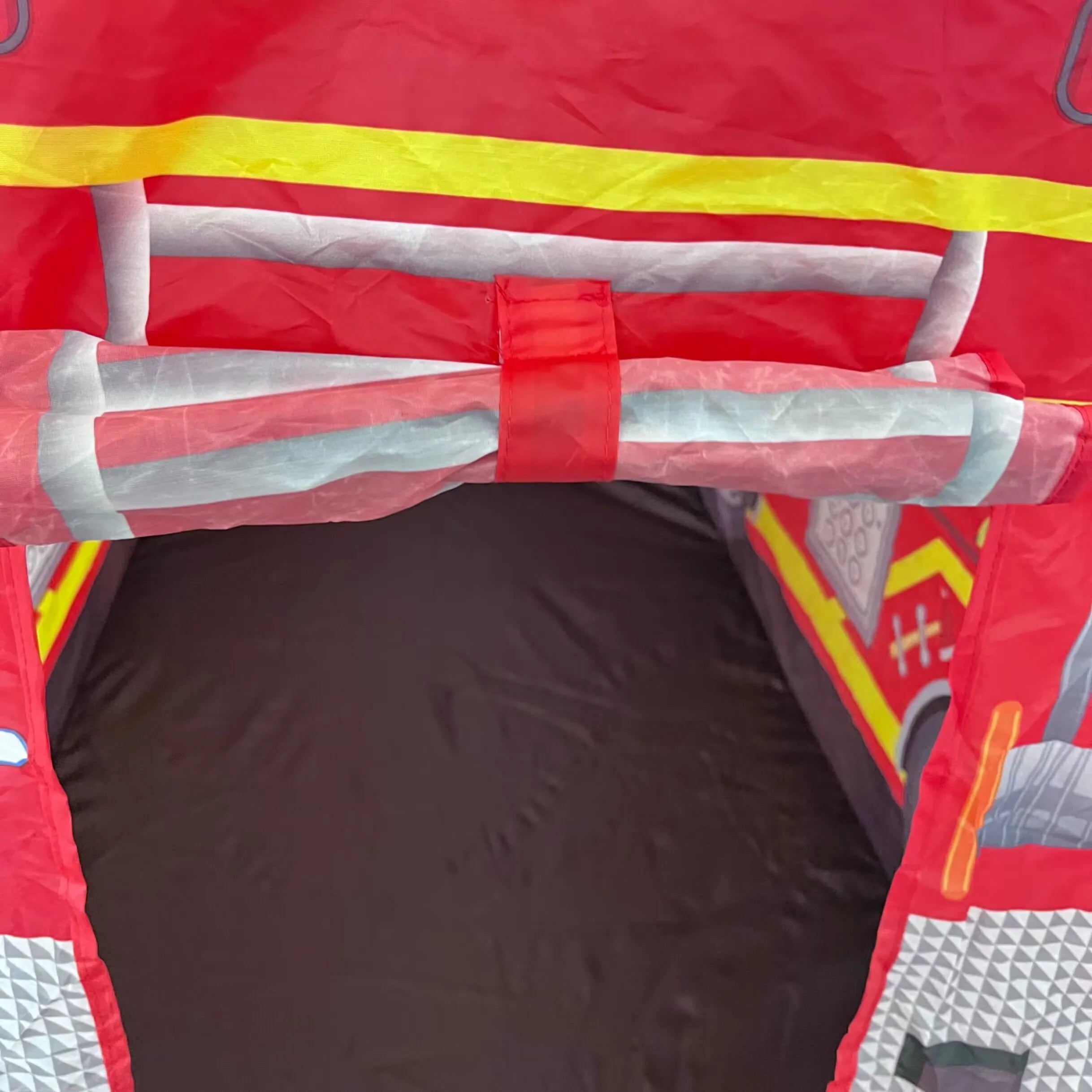 Kids Fire Truck Play Tent — Indoor & Outdoor Playhouse with Sunroof
