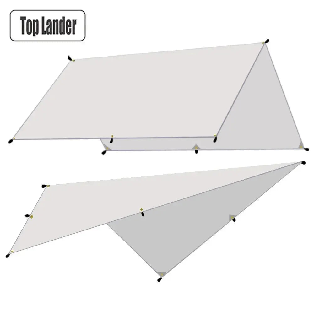 Waterproof Camping Tarp — Ultralight Sun Shade & Rain Shelter
