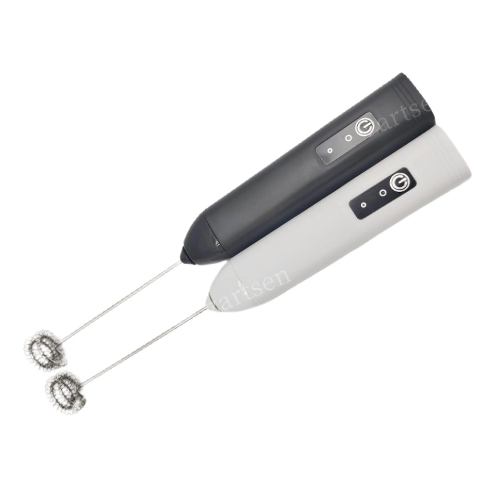 Wireless Milk Frother — USB-C Rechargeable Stainless Steel