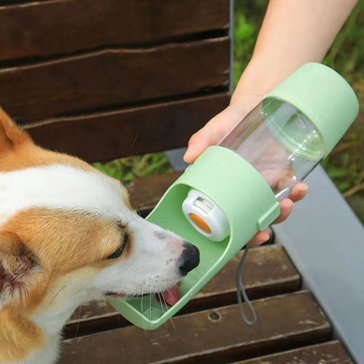 2-in-1 Pet Travel Bottle — Food & Water On-the-Go