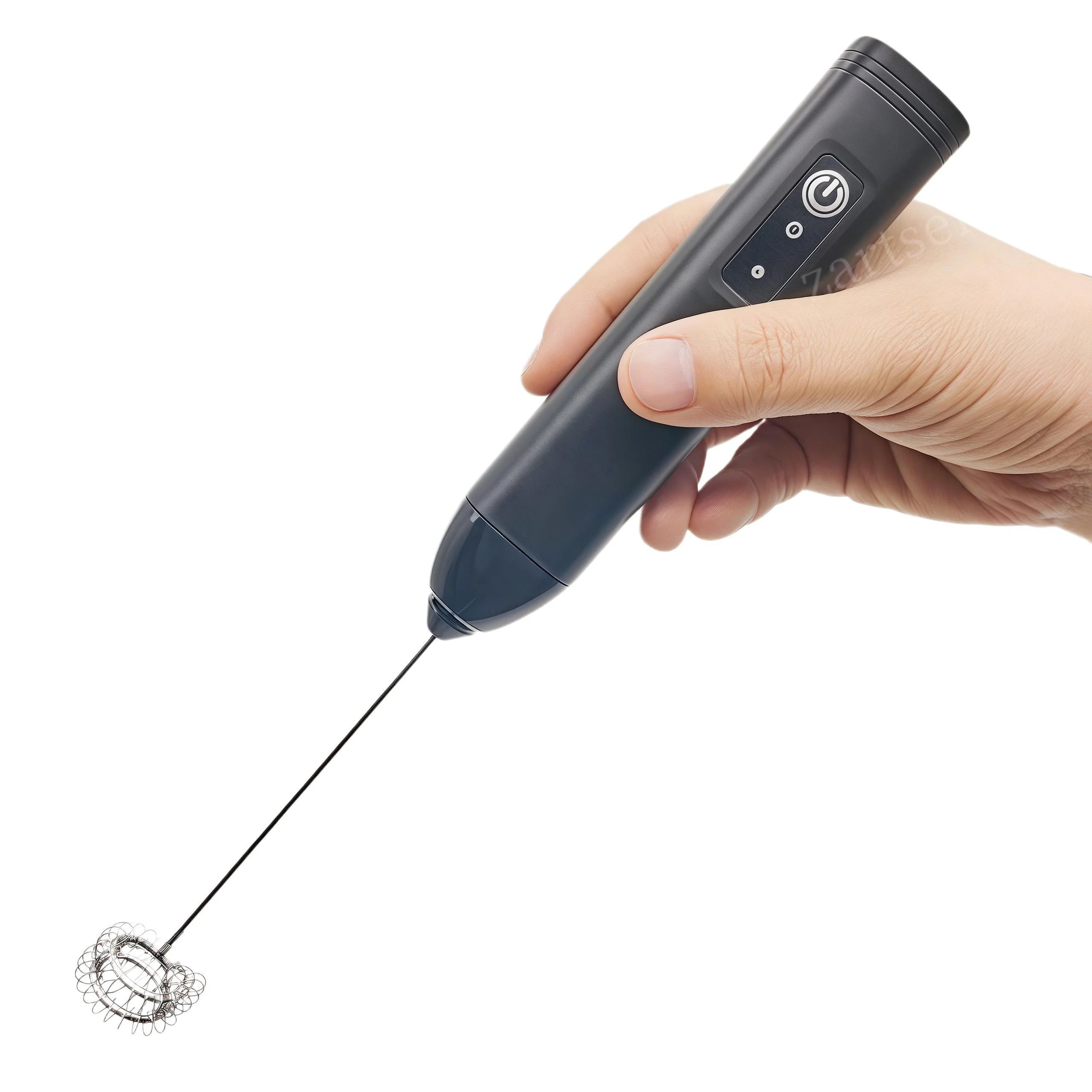 Wireless Milk Frother — USB-C Rechargeable Stainless Steel