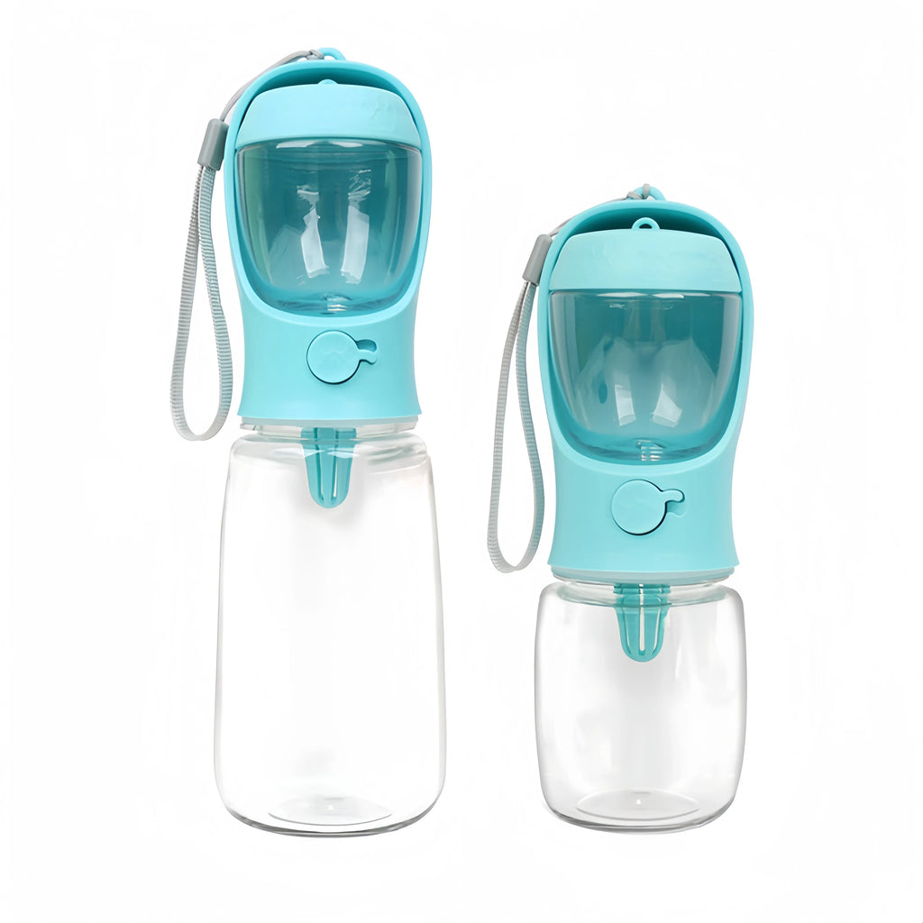Portable Pet Water Bottle — 350ml Leak-Proof Travel Dispenser