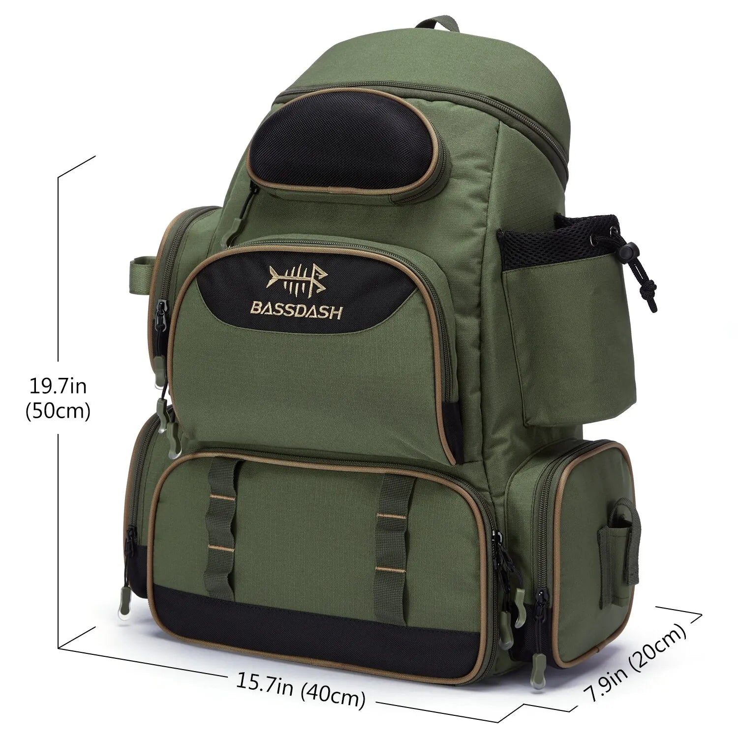 Fishing Tackle Backpack — Lightweight Tactical Storage Bag