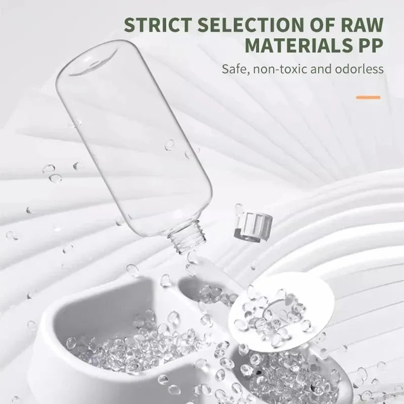 Elevated Auto-Fill Pet Bowl — Non-Slip Dual Feeder