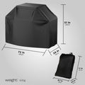 Heavy-Duty Waterproof BBQ Grill Cover — Heat & Stain Resistant