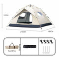 4-Person Automatic Pop-Up Tent — Waterproof Instant Setup Camping Shelter
