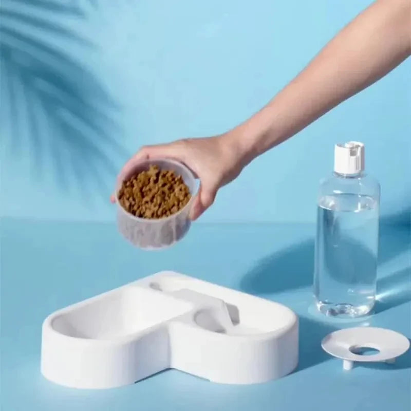 Elevated Auto-Fill Pet Bowl — Non-Slip Dual Feeder