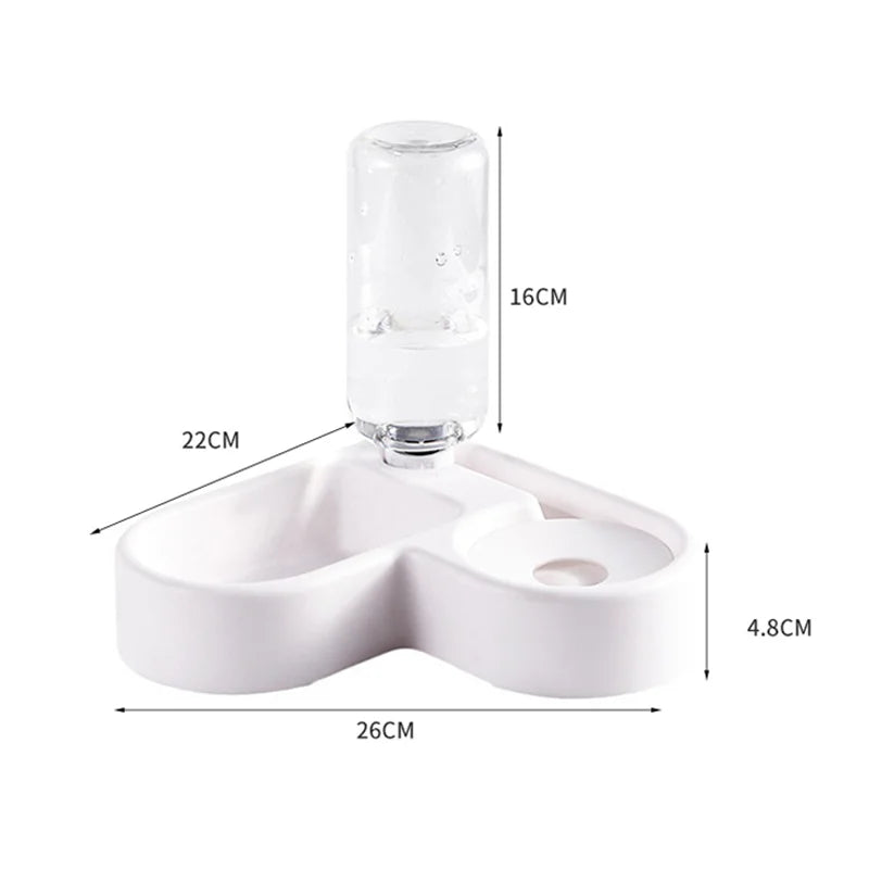 Elevated Auto-Fill Pet Bowl — Non-Slip Dual Feeder