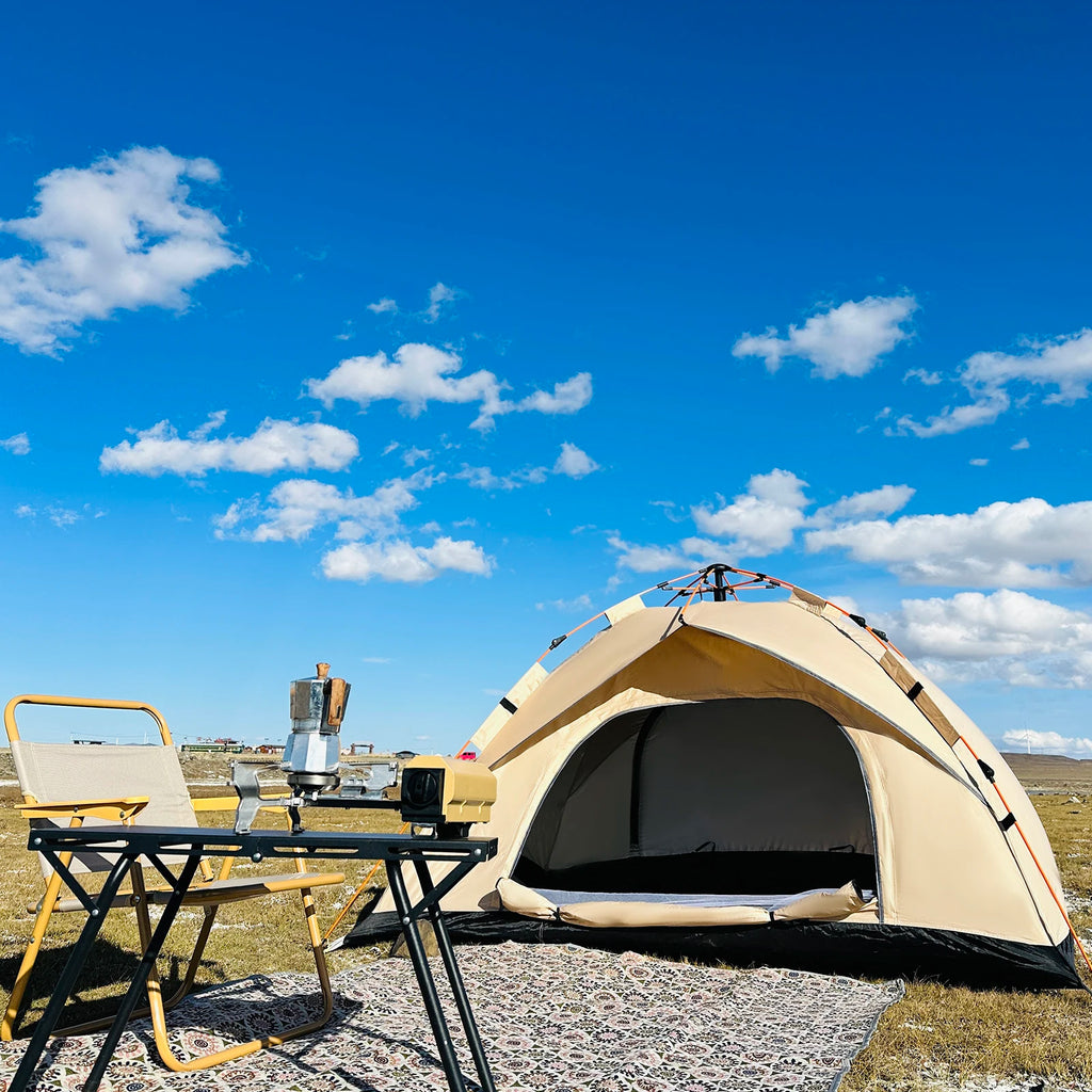 4-Person Automatic Pop-Up Tent — Waterproof Instant Setup Camping Shelter