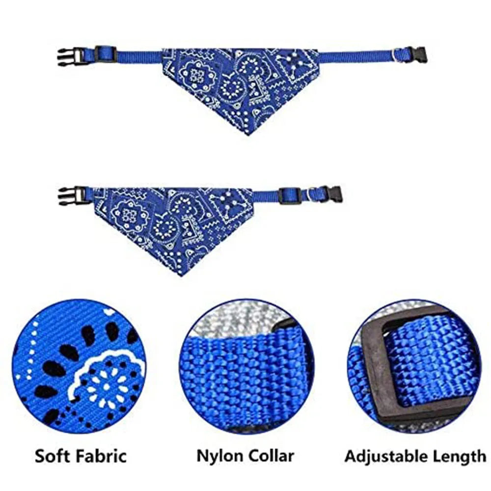 Aesthetic Pet Bandana Collar — 20+ Colors, All Sizes