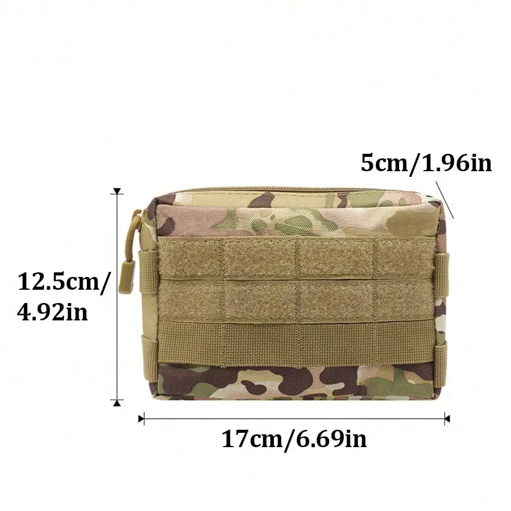 Tactical MOLLE Waist Pouch — EDC Outdoor Utility Bag