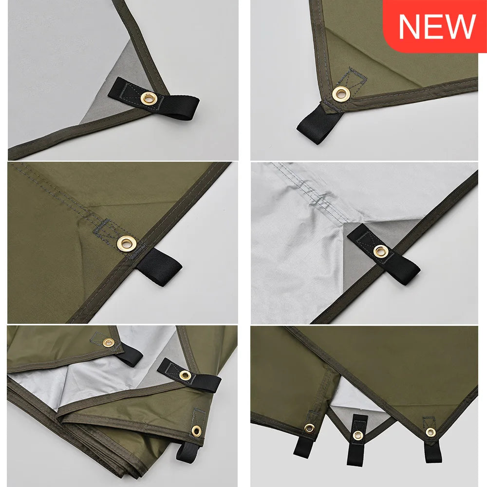 Waterproof Camping Tarp — Ultralight Sun Shade & Rain Shelter