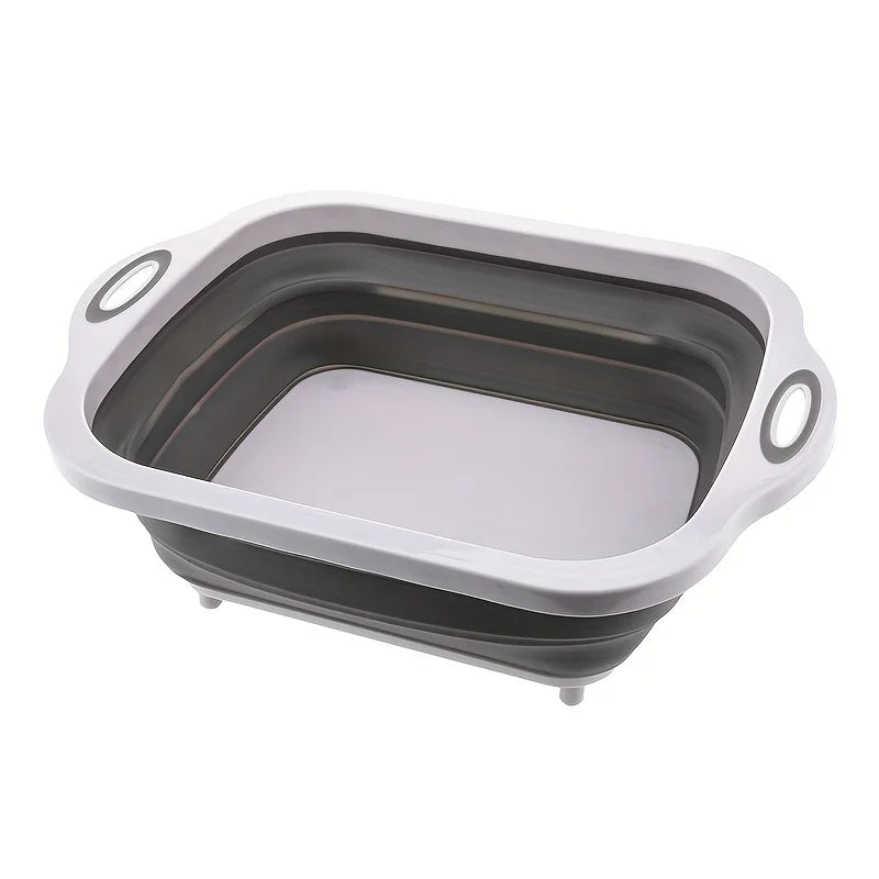 Portable Collapsible Camp Basin — Foldable Washing Sink for Outdoor Use