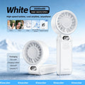 Turbo Handheld Fan — 3600mAh Rechargeable 100-Speed Foldable