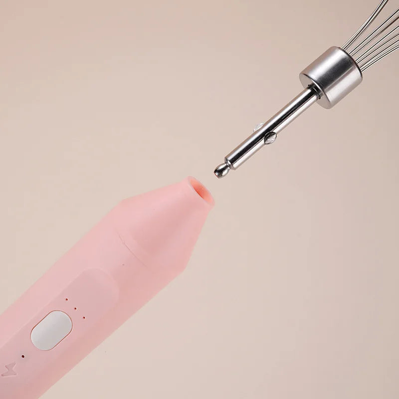 Cordless Whisk & Milk Frother — Auto-Stirring Kitchen Mixer