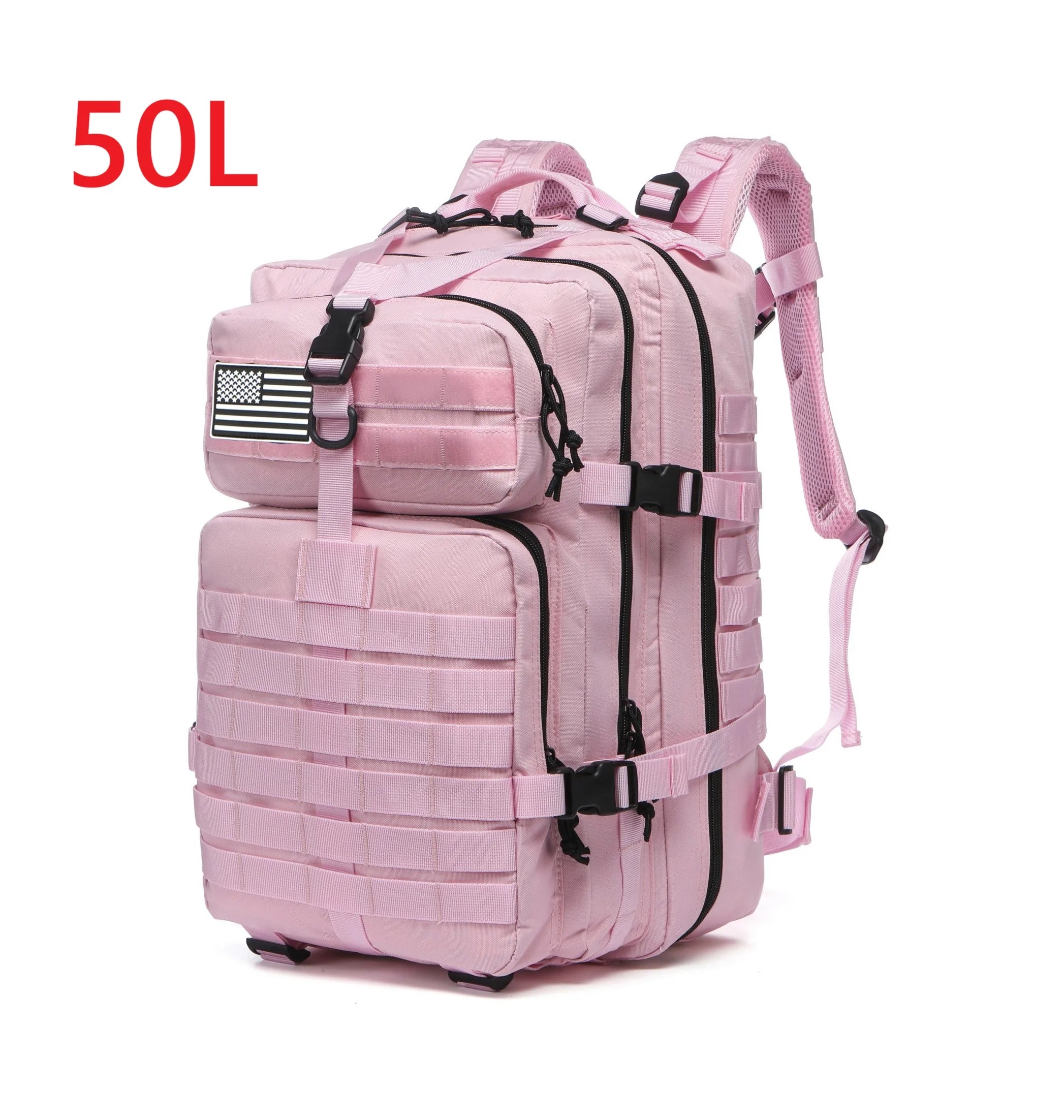 Tactical Hiking Backpack — Waterproof Nylon 25L/50L Outdoor Rucksack