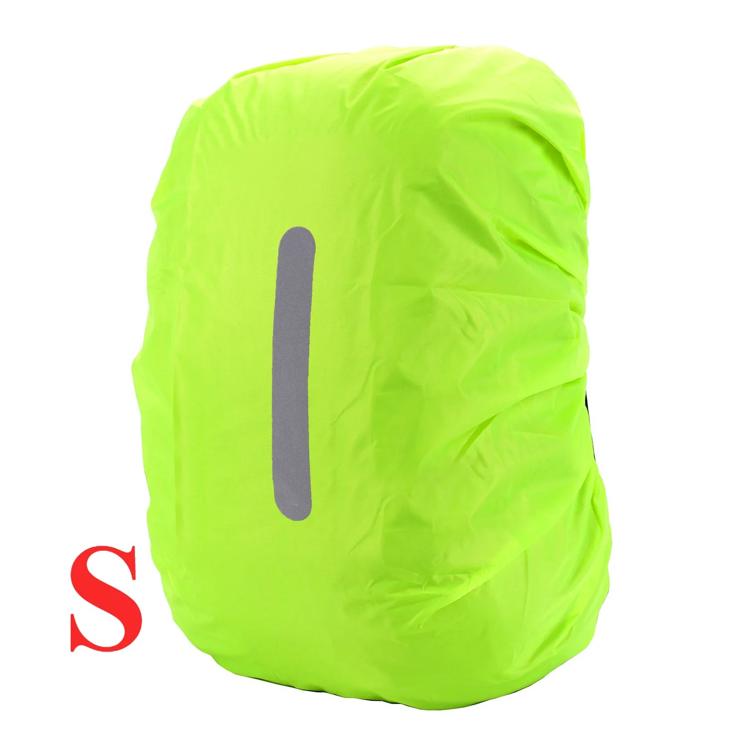 Reflective Waterproof Backpack Rain Cover — Night Safety Cycling Bag Cover