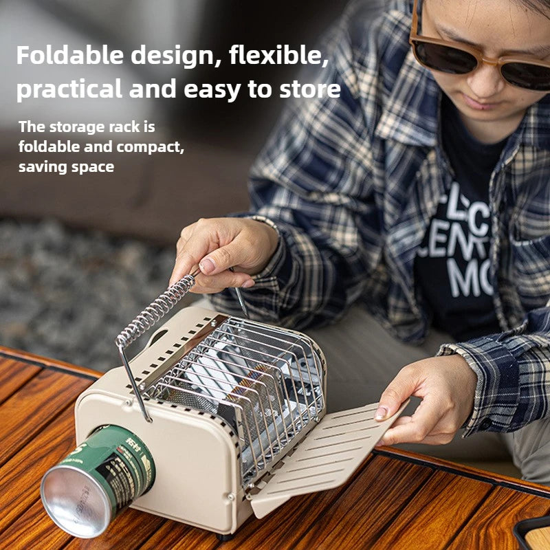 Portable Mini Camping Heater — Gas-Powered Outdoor Winter Warmer
