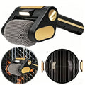 Electric Rotary Grill Brush — Rechargeable Stainless Steel BBQ Cleaner