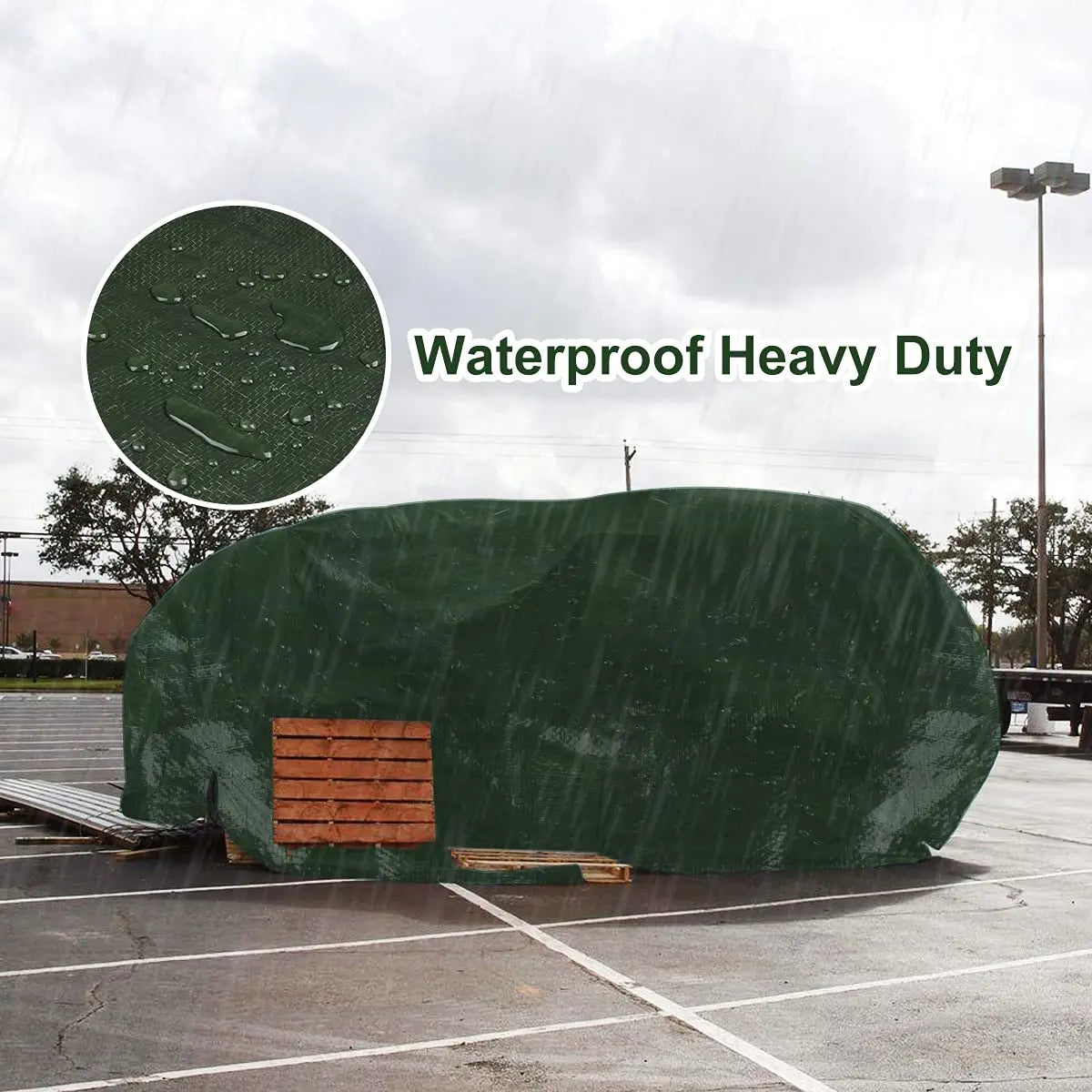 Heavy-Duty Waterproof Tarpaulin — Reinforced Multipurpose Outdoor Cover