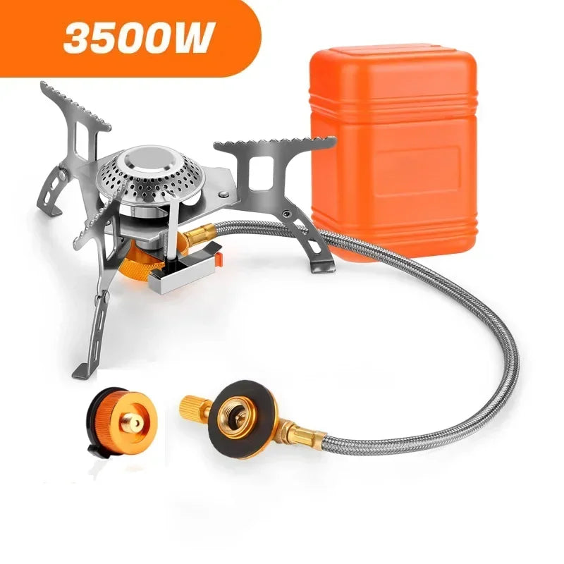 Portable Folding Camping Gas Stove — 3500W Backpacking Burner