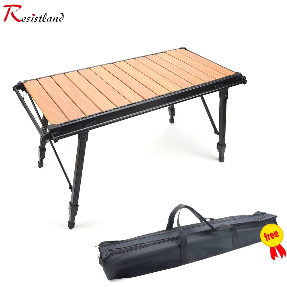 Portable Folding Camp Kitchen Table — IGT Gas Stove Compatible