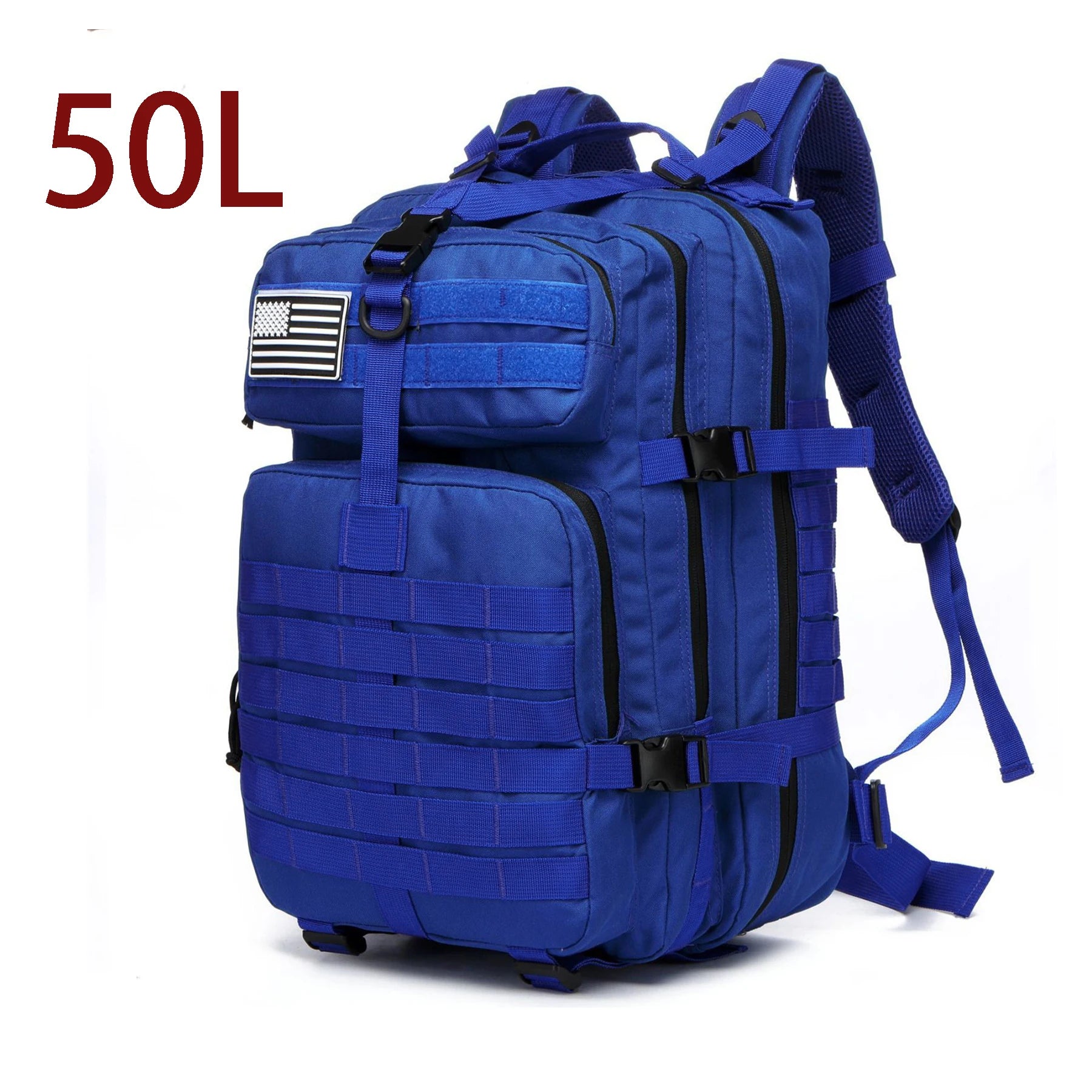 Tactical Hiking Backpack — Waterproof Nylon 25L/50L Outdoor Rucksack