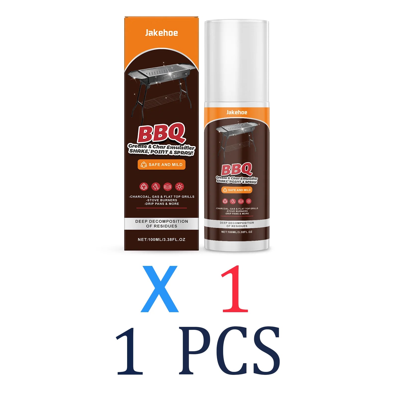 BBQ Grill Cleaner Spray — Heavy-Duty Degreaser for Grills & Ovens