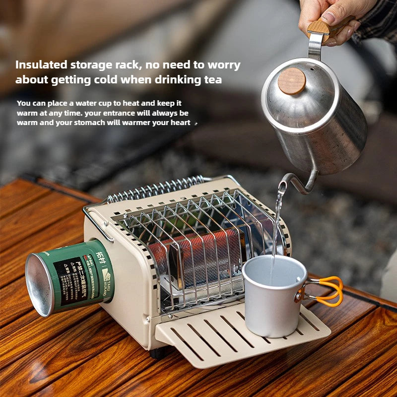Portable Mini Camping Heater — Gas-Powered Outdoor Winter Warmer
