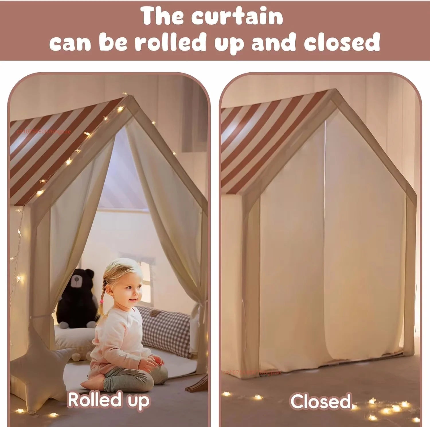 Kids Pop-Up Play Tent — Large Indoor & Outdoor Toddler Playhouse